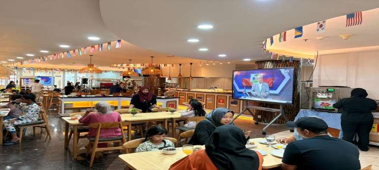 SANTAN RESTAURANT HORISON SAMARINDA HADIRKAN NOBAR FIFA WORLD CUP 2026, SIARKAN SELURUH PERTANDINGAN